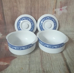 Thố chưng yến Chim Lạc sứ Minh Long - thố cá nhân 9.7cm Chim Lạc