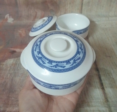 Thố chưng yến Chim Lạc sứ Minh Long - thố cá nhân 9.7cm Chim Lạc