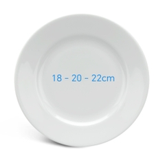 Dĩa tròn 22cm gốm sứ Minh Long