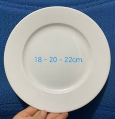 Dĩa tròn 22cm gốm sứ Minh Long