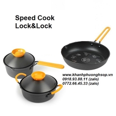 bộ nồi chảo quánh Speedcook Lock&Lock - bộ nồi chảo quánh speedcook