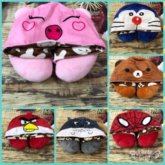 gối kê cổ có nón trùm - gối kê cổ