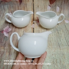 rót sữa nhỏ sứ Minh Long 160ml - rót sốt nhỏ sứ minh long