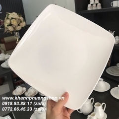 dĩa sứ vuông Minh Long - dĩa vuông sứ Minh Long