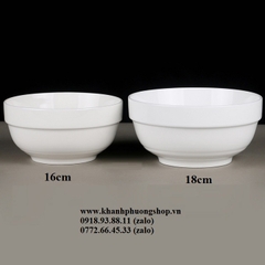 tô sứ trắng ăn cơm - tô sứ trắng - tô sứ