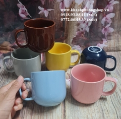 ly sứ màu pastel cao cấp - ly sứ uống trà, cà phê nhiều màu