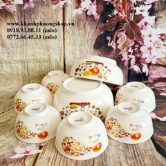 bộ chén tô sứ trắng - bộ chén tô sứ
