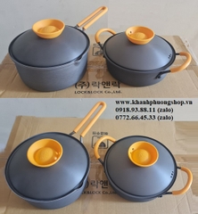 bộ nồi chảo quánh Speedcook Lock&Lock - bộ nồi chảo quánh speedcook