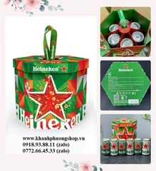 set quà tặng bia Ken cao cấp 2024 - set quà tặng bia Heineken Tết 2024