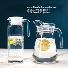 bình đựng nước thủy tinh 1.2L - bình thủy tinh đựng nước 1.3L
