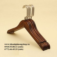 móc gỗ treo quần áo - móc treo quần áo gỗ