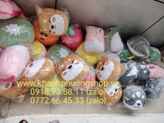 Bộ mền gối 2 trong 1 hình trái cây chăn 160x100cm