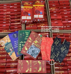 khẩu trang Tết 2022 tặng kèm 5 bao lì xì