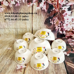 bộ chén tô sứ trắng - bộ chén tô sứ