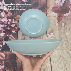 dĩa sứ tráng men cao cấp màu pastel - dĩa sứ tráng men cao cấp