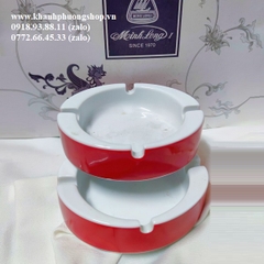 gạt tàn thuốc sứ Minh Long - gạt tàn thuốc oval