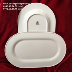dĩa oval sứ Minh Long - dĩa sứ hình oval minh long