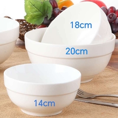 tô sứ trắng ăn cơm - tô sứ trắng - tô sứ