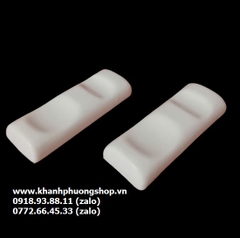 Gác muỗng đũa sứ trắng cao cấp - đồ gác chung muỗng đũa bằng sứ