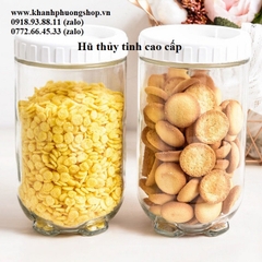 hũ thủy tinh đựng thực phẩm - hủ thủy tinh đựng thực phẩm