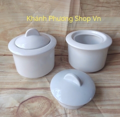 Hũ đựng gia vị gốm sứ Minh Long - hủ đựng gia vị