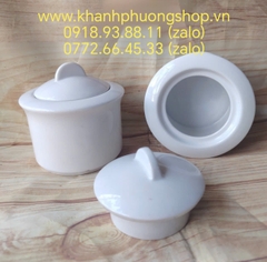 Hũ đựng gia vị gốm sứ Minh Long - hủ đựng gia vị