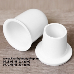 Hũ tăm sứ có nắp gốm sứ Minh Long - hũ tăm sứ minh long