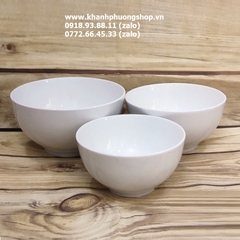 tô sứ trắng Minh Long - tô sứ trắng