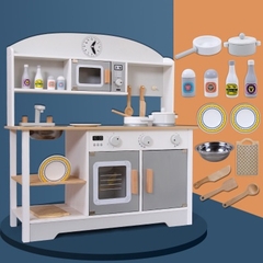 bộ đồ chơi nhà bếp bằng gỗ cho bé - đồ chơi nhà bếp gỗ cho bé