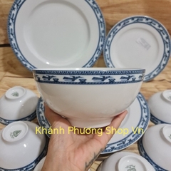 Bộ tô chén dĩa sứ Minh Long Chim Lạc 20 món