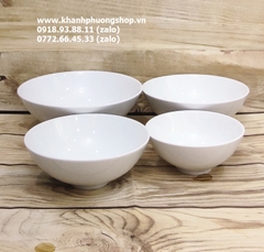 tô sứ trắng Minh Long - tô sứ trắng