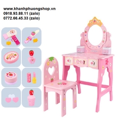 bộ bàn trang điểm cho bé gái - bàn trang điểm cho bé gái