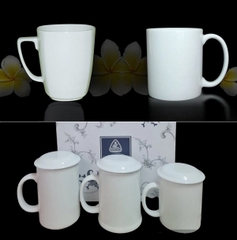 Ly sứ trắng Minh Long nhiều dung tích - ly sứ Minh Long