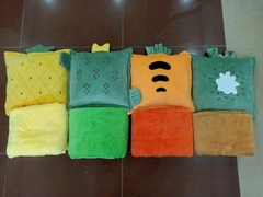 Bộ mền gối 2 trong 1 mẫu trái cây siêu cute