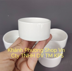 Combo 6 chén chấm trong 5x3cm gốm sứ Minh Long