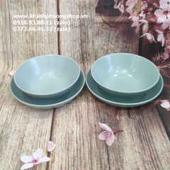 dĩa sứ tráng men cao cấp màu pastel - dĩa sứ tráng men cao cấp