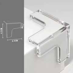 Bộ 4 miếng silicon bọc cạnh bàn - silicon bọc góc bàn