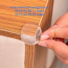 Bộ 4 miếng silicon bọc cạnh bàn - silicon bọc góc bàn