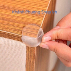Bộ 4 miếng silicon bọc cạnh bàn - silicon bọc góc bàn