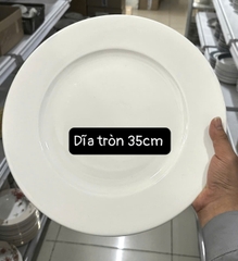 Dĩa tròn Jasmine 35cm gốm sứ Minh Long