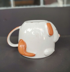 Ly sứ mẫu chú cún nâu