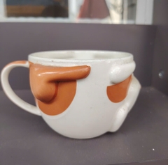 Ly sứ mẫu chú cún nâu