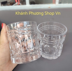 Bộ 4 ly thủy tinh uống rượu Wishky - ly thủy tinh uống rượu mạnh