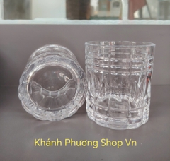 Bộ 4 ly thủy tinh uống rượu Wishky - ly thủy tinh uống rượu mạnh