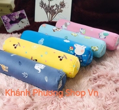 Gối ôm kèm vỏ size 35x100cm - ruột gối hơi, vỏ gối ôm