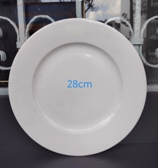 Dĩa tròn 28cm Lys ngà gốm sứ Minh Long