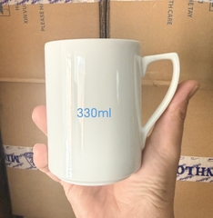 Ly sứ trắng minh Long 0.33L - ca sứ trắng minh long 330ml