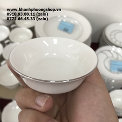 chén đựng nước chấm sứ minh long - chén nước chấm sứ Minh Long