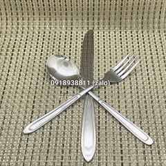 bộ dao muỗng nĩa inox cao cấp - dao muỗng nĩa inox