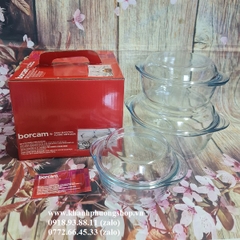 bộ thố thủy tinh có nắp hàng Thỗ Nhỹ Kỳ - bộ thố thủy tinh có nắp